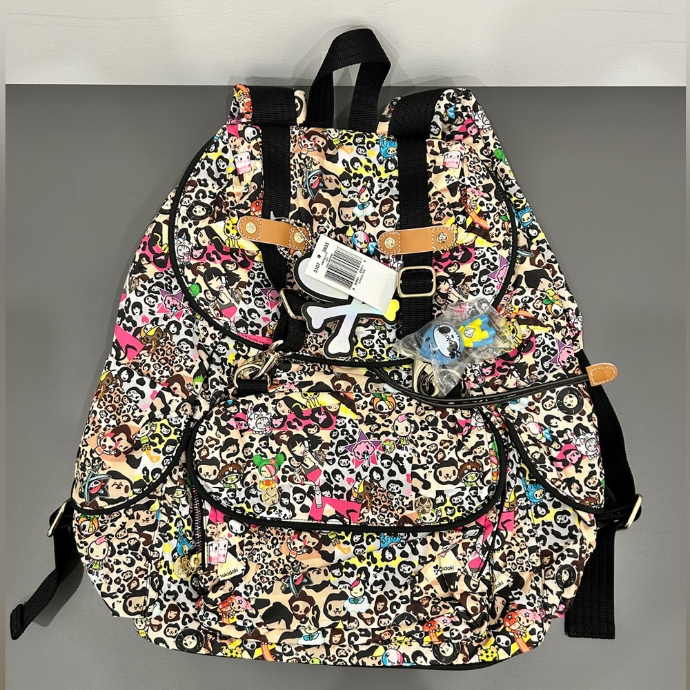 Tokidoki Abbraccio Leo Backpack New with Tags Leopard